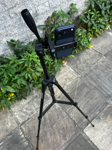 Tripé Profissional B-MAX BMG-70 (1,40m) + Suporte para Celular + Bolsa de Transporte -