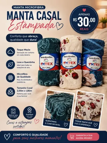 Manta casal 