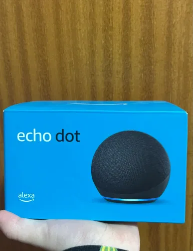 Amazon Echo Dot Echo Dot 4th Gen com assistente virtual Alexa - carvão