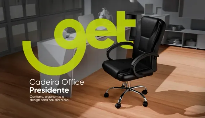 Cadeira Office Get Presidente 360°