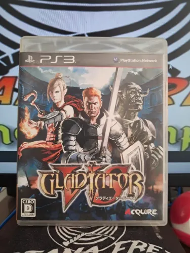 Jogo de PS3 Gladiator Vs exclusivo do Japão