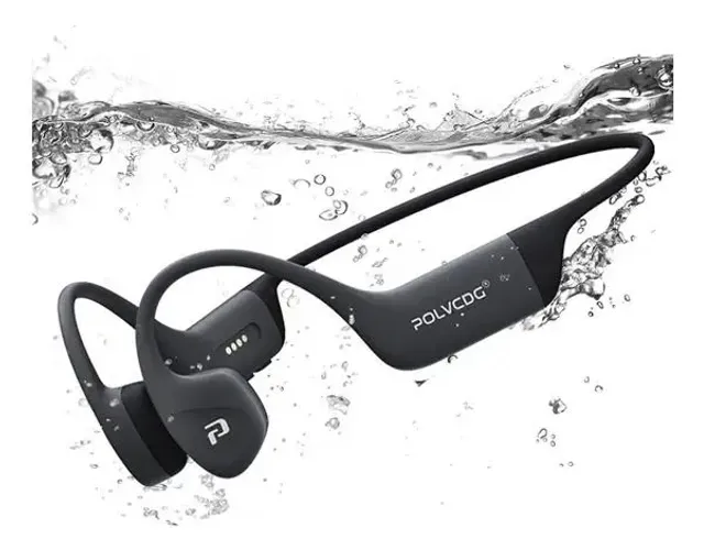 Fone de ouvido MP3 condução óssea bluetooth Ipx8 Natação Ciclismo