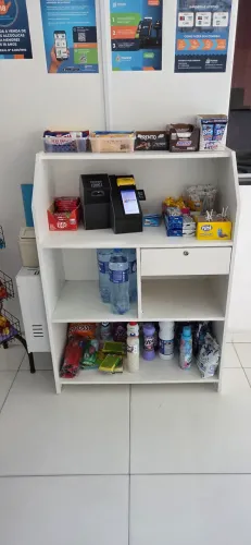Balcão caixa para recepção