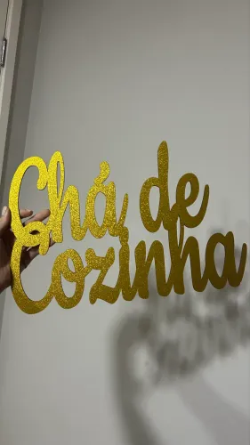 Letreiro MDF