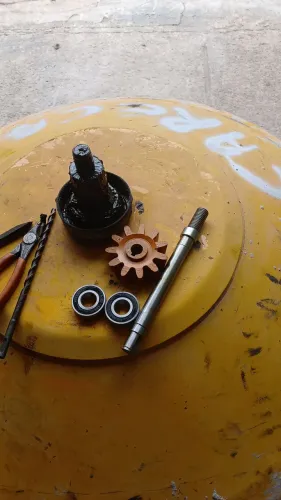 Manutenção de betoneira