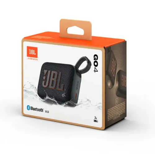 Caixa de Som Bluetooth JBL Go4 BLACK ORIGINAL - NA CAIXA LACRADA