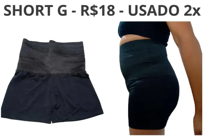Short G Cintura Alta