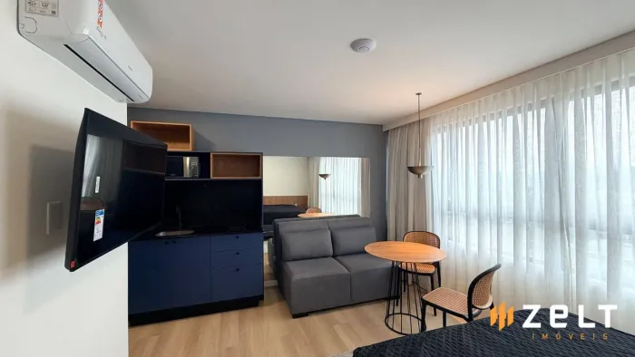 Apartamento com 1 dormitório para alugar, 22 m² por R$ 2.500/mês - Velha - Blumenau/SC