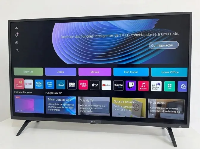 Smart TV 32 No Plástico Inteligência Artificial Lançamento Completa
