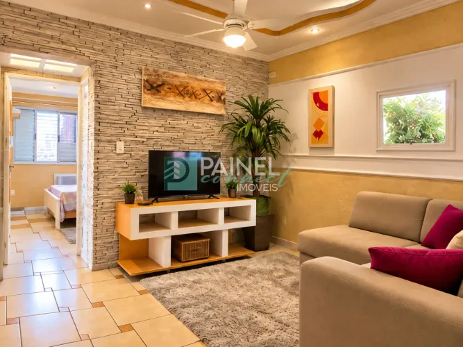 Apartamento à venda, 1 quarto, 1 vaga, Gonzaga - Santos/SP
