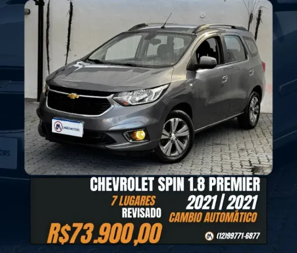 Chevrolet Spin Premier 1.8 8V Econo.flex 5P Aut. 2021