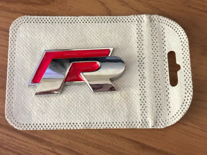 Emblema R Vermelho - R Line VW Fox Jetta Golf Tiguan Amarok