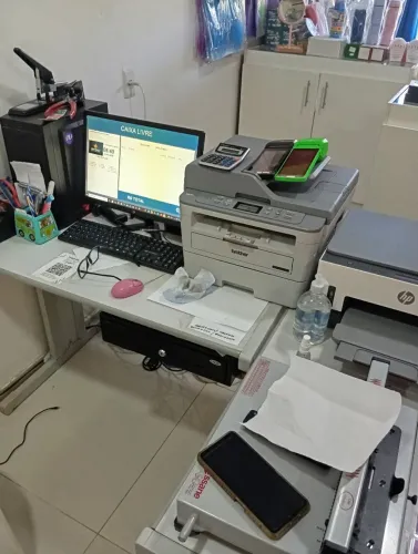 Vende se uma gráfica funciona