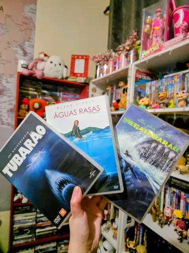 Lote DVD Filmes Tubarão