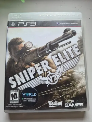 Jogo Sniper Elite V2 PS3 Midia Fisica Original Impecável Usado
