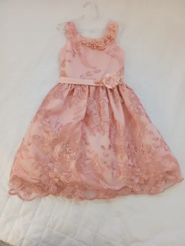 Vestido infantil de festa! Marca Mini Miss - Tamanho 6