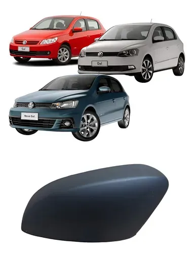 Capa Retrovisor Gol G6 2012 Fox 2010 Up 2014 Sem Pisca Le - Preto