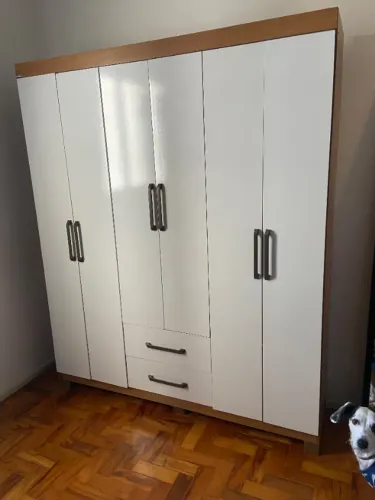 Guarda Roupa Casal 6 Portas 2 Gavetas