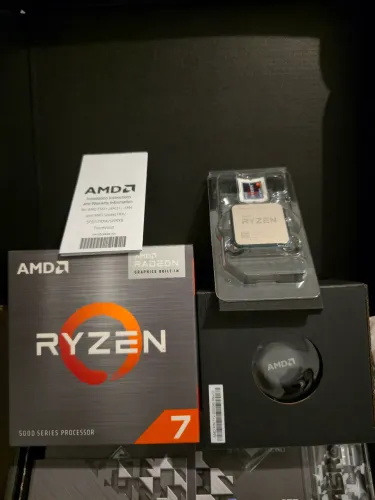 Processador AMD Ryzen 7 5700G (Com Vídeo Integrado) - Caixa e NF