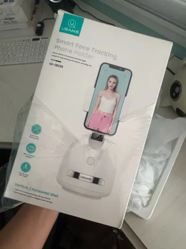 Suporte Inteligente USAMS 360° | Rastreamento Facial Automático