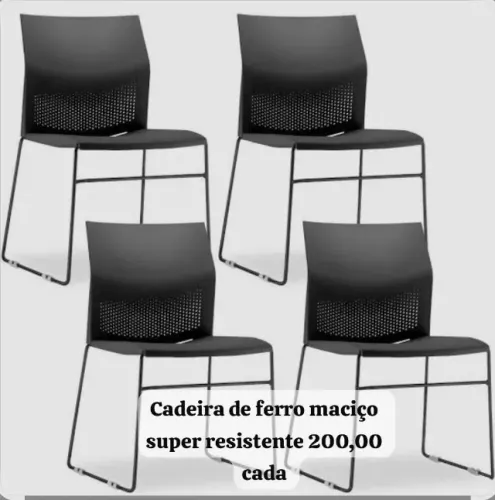 CADEIRA DE FERRO ESCRITORIO