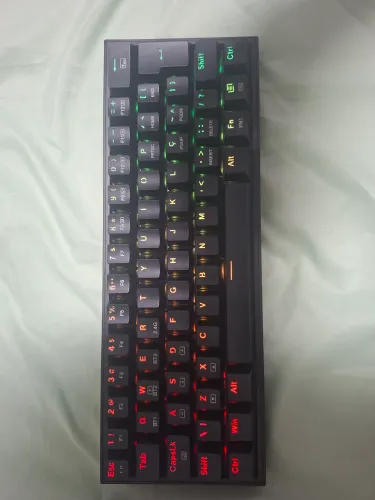 Teclado Mecânico Red Dragon sem fio Bluetooth