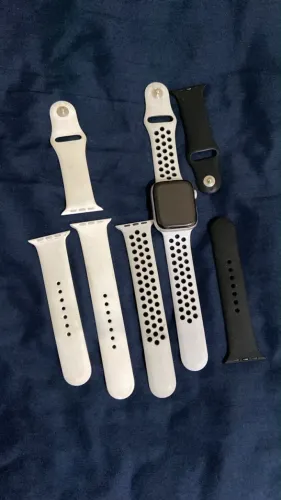 apple watch series 4 nike 44mm prata