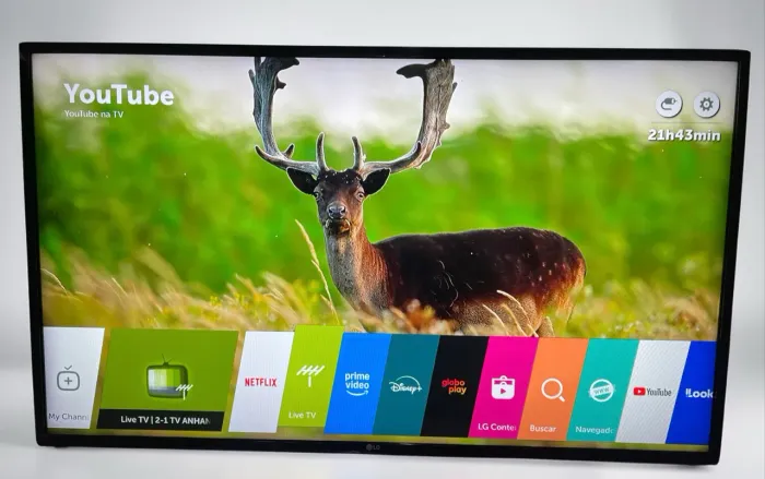 Smart TV 43" LG WebOs Full HD | LJ5500 | Entrego SEM TAXA