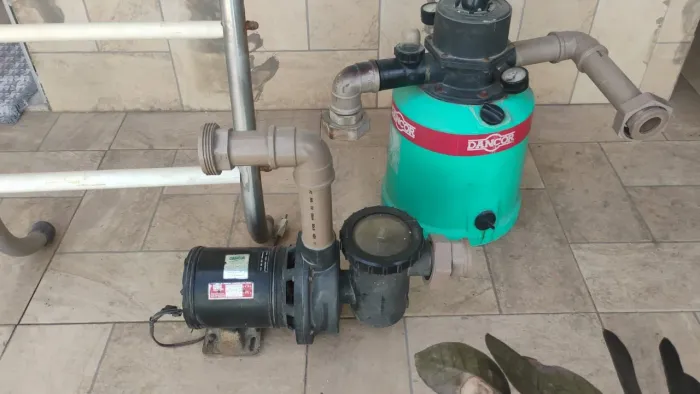 Bomba d?água e filtro piscina 