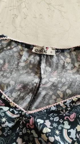 Vestido Antix Estampado Tamanho G - Excelente Estado