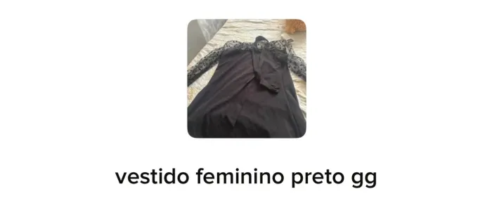 Vestido feminino preto gg com tule de poa
