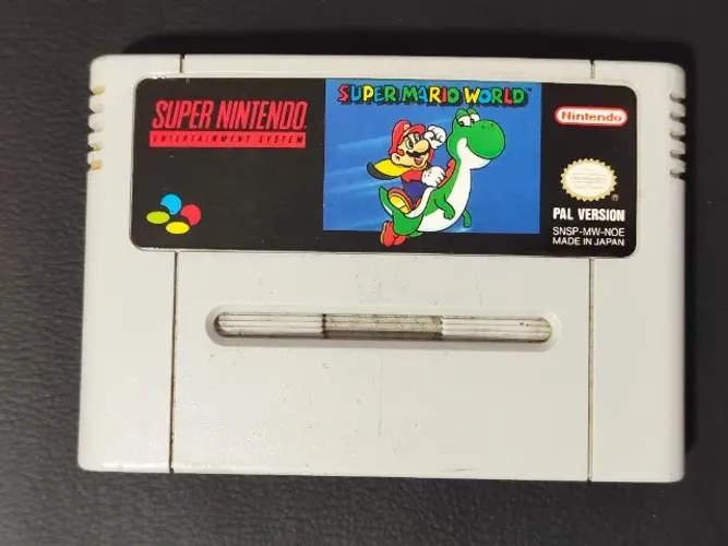 Super Mario World para Super Nintendo (SNES) | Cartucho Original Nintendo | Clássico Retrô