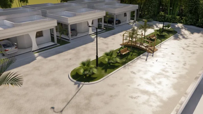 Resta 2, de 7 Lotes pra construção.