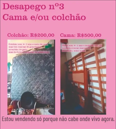cama e colchão
