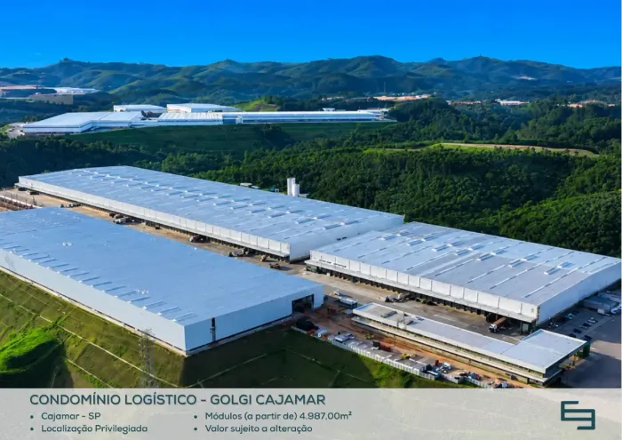 Galpão logístico para alugar em Cajamar/SP com 5.037 m² próximo à Rodovia Anhanguera