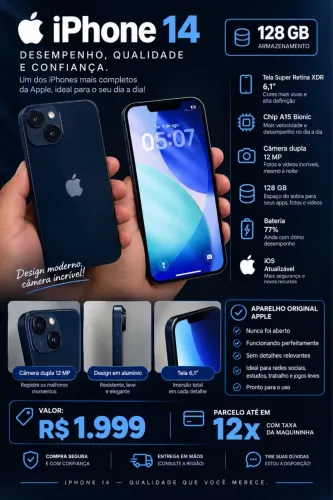 VENDO IPHONE 14 - 128gb