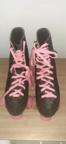 Patins Weekend Rosa e Preto