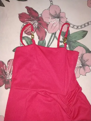 Vestido canelado