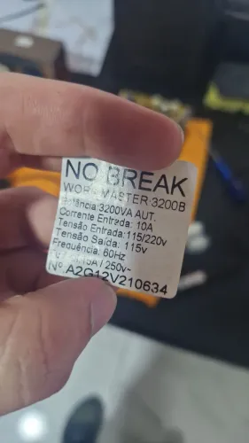 5 Placas Nobreak Energy Lux Work Master 3200VA COM DEFEITO