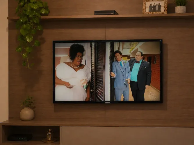 Televisão Samsung Smart TV de 40 polegadas.