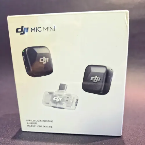 Microfone sem fio DJI MIC MINI (2 TX + 1 MOBILE RX) - NOVO LACRADO