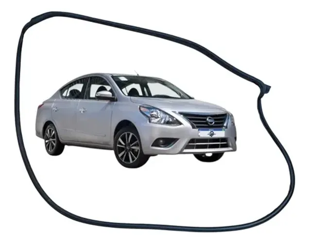 Borracha Vedacao Porta Traseira Nissan Versa 2018 Uzad0