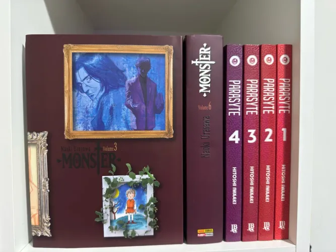 Mangá Monster vol. 3 e 6 + 4 vol. Parasyte Full Color