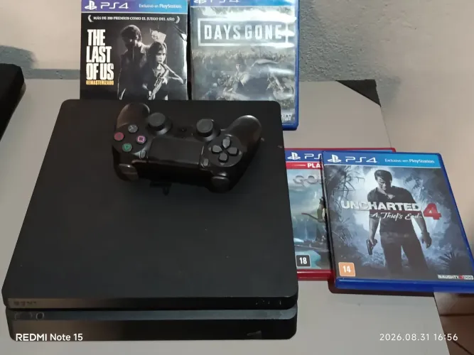 PS4 Slim 500gb Desbloqueado,Versão 13.52 Golden Hen
