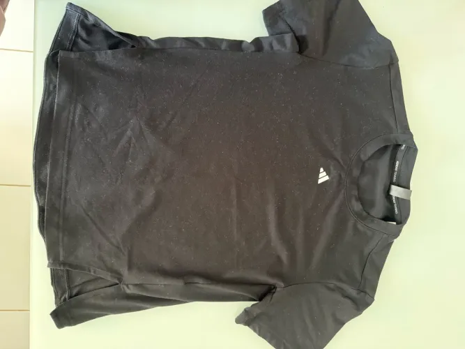 Blusa de algodao preta- adidas
