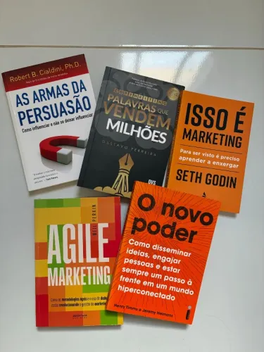 Livros de Marketing com 20% de desconto