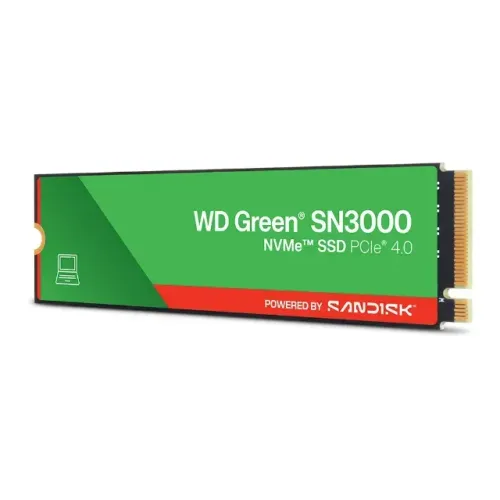 SSD SanDisk SN3000, 2 TB, M.2 2280, PCIe, NVMe, Leitura 5000 MB/s, Gravação 4200 MB/s