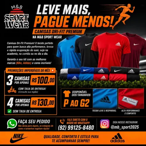 Camisa dry fit