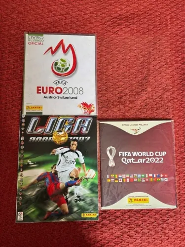 lote albuns de figurinhas panini