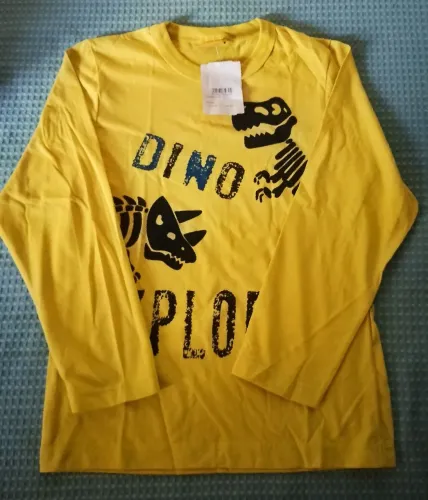 Pijama Infantil Menino Estampa de Dinossauro Tamanho 8